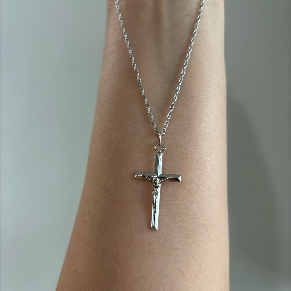 🪽Silver Cross Pendant Necklace🪽